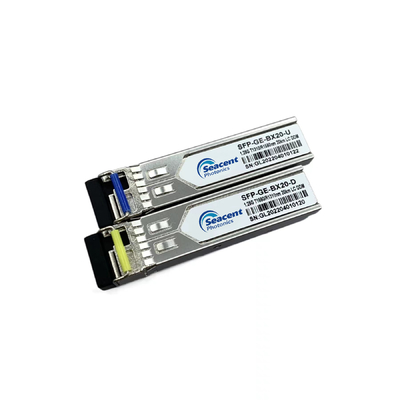 1.25Gb/S Biの方向トランシーバー単一LC/SC 1550nm Tx 1310nm Rx 20Km SFPのトランシーバー
