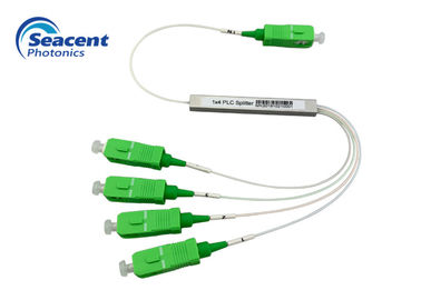 SC/APCのコネクターが付いているマイクロPLCの平面の光波回路のディバイダー1x4のタイプ
