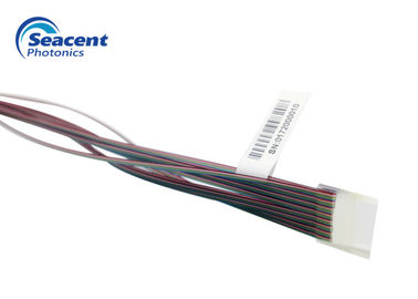 UPC APCの磨く角度の光ファイバーの配列128 CHの水晶ガラス/ホウケイ酸塩/ケイ素材料