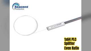 1x64 PLC スプリッタ裸ファイバの偶数比